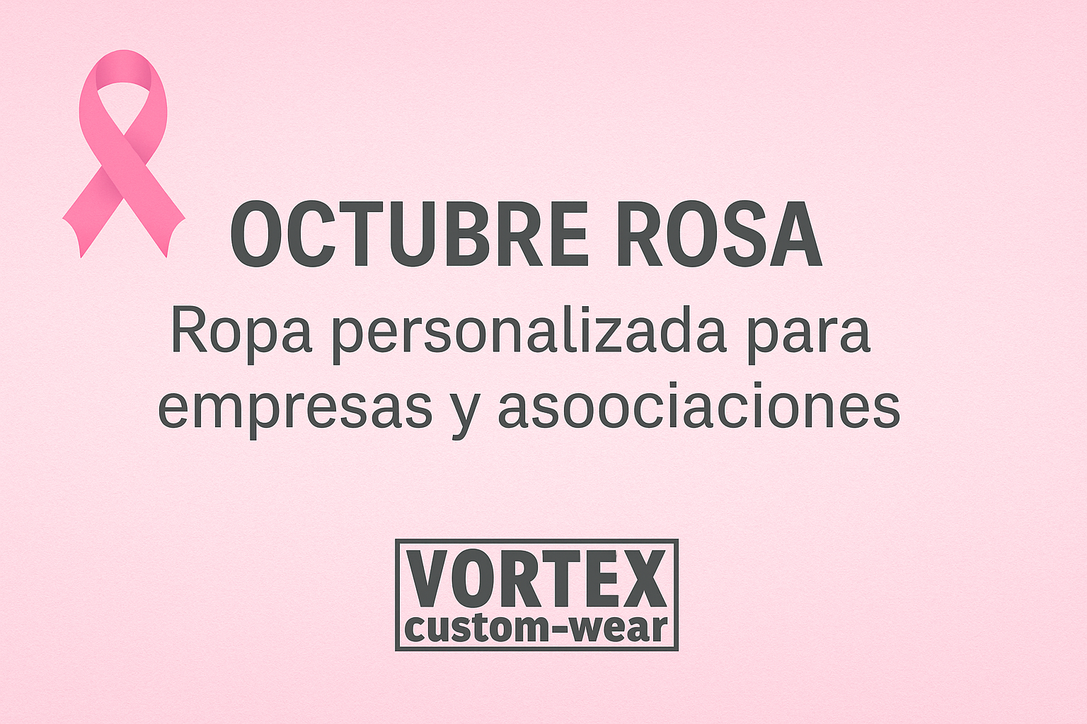 ropa personalizada octubre rosa, envios a toda a España